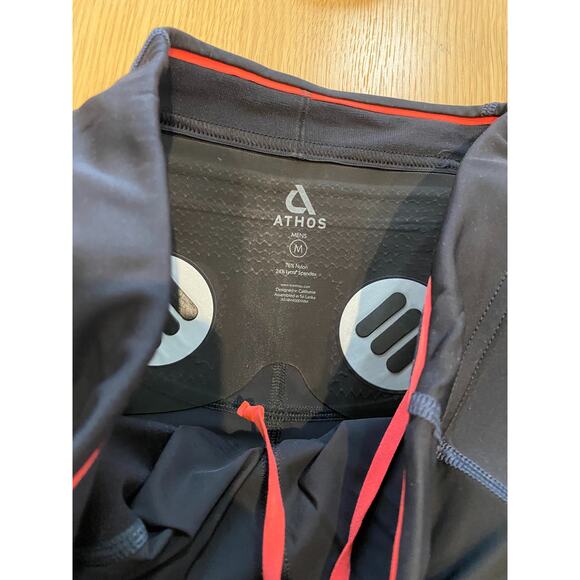 ATHOS Mens Core Training Biometric Tech Long Sleeve Top Shorts Black No Core M - Picture 15 of 16